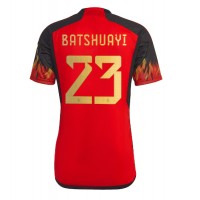 Maglie da calcio Belgio Michy Batshuayi #23 Prima Maglia Mondiali 2022 Manica Corta